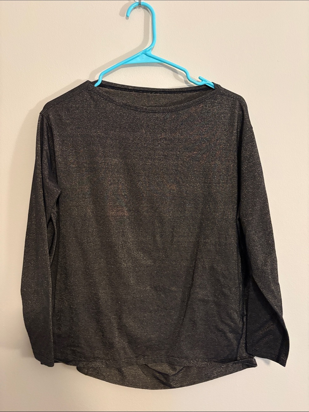 lululemon athletica Women's Long Sleeve Shimmer Tee - Black